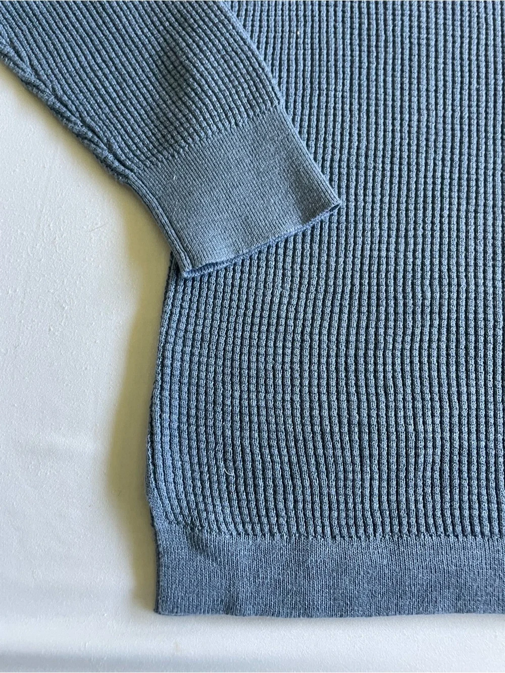 Banana Republic Slate Blue Turtleneck Knit Sweater